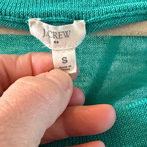 J. Crew Teal Crewneck Sweater - Picture 3 of 5